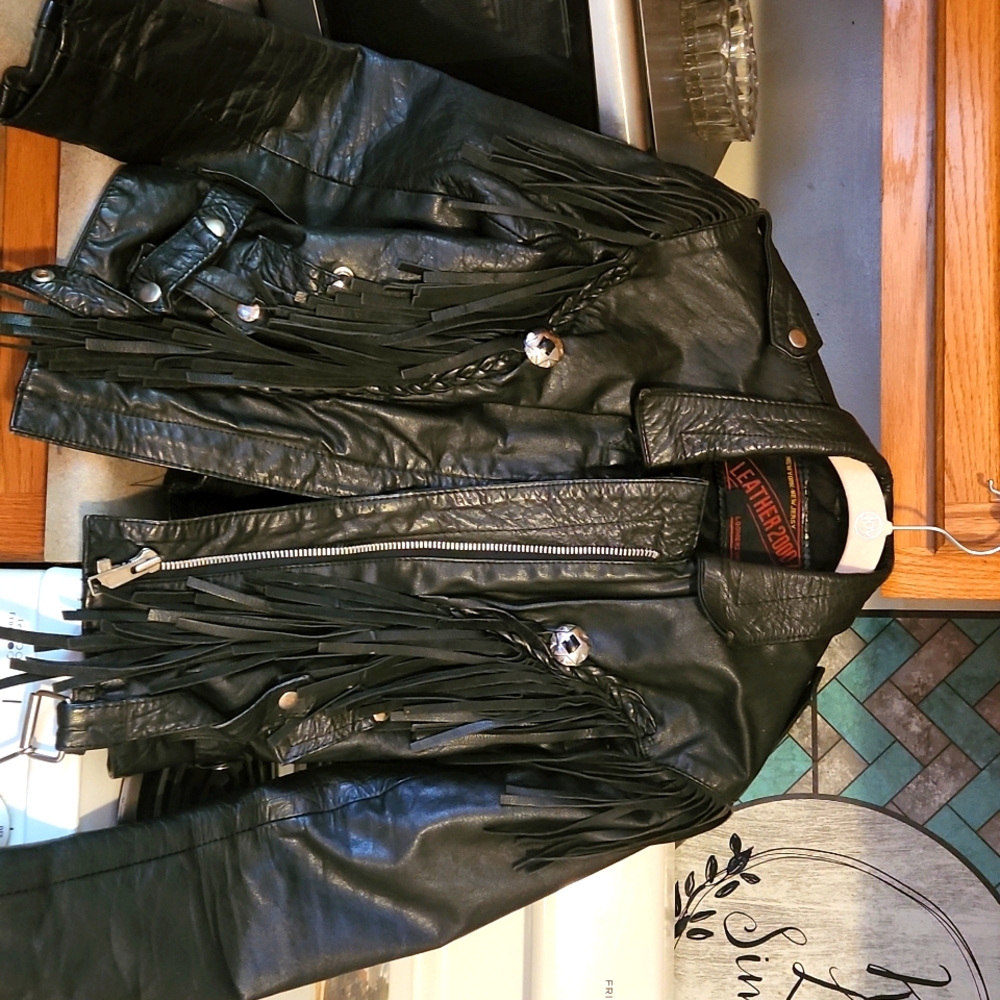 Leather jacket